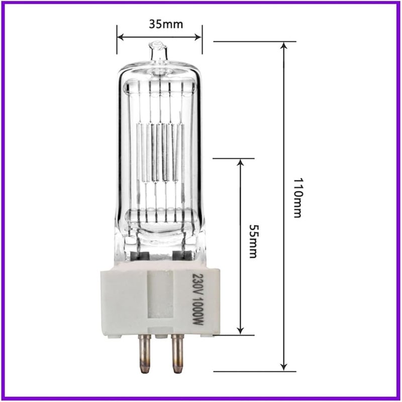 Marine Searchlight Bulb GX9 5 230V 1000W For TG26 TG27 B CTG3