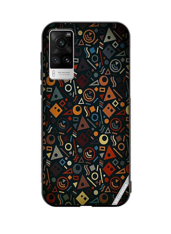 VR CREATIVE Protective Case Cover For Vivo X60 Pro Maxin Pattern Design Multicolour - Image 1