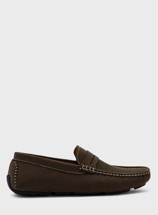 Saddle Detail Loafers