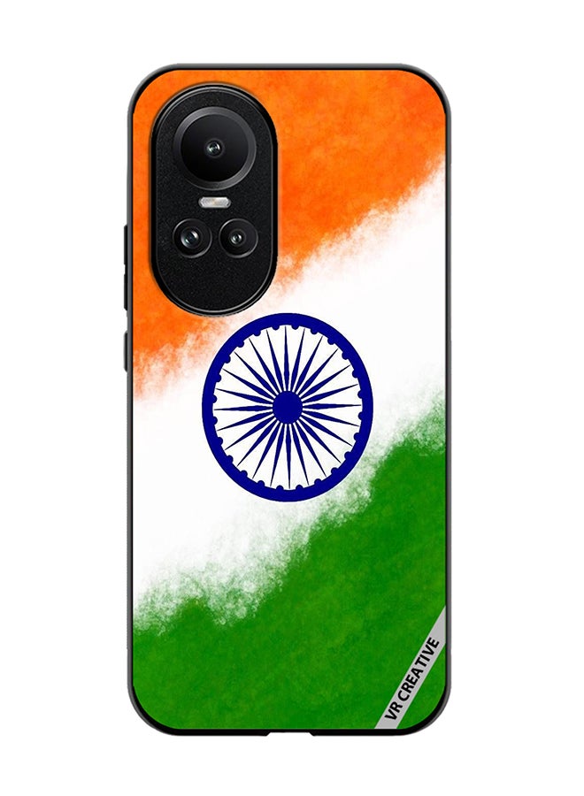 VR CREATIVE Protective Case Cover For Oppo Reno 10 National Flag Design Multicolour - Image 1