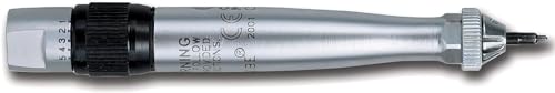 Chicago Pneumatic CP9361-1 Kit - Engraving Pen Air Scribe, 1/8 Inch (3 mm), Hex Shank, Rolling Throttle, 13500 Blow Per Minute, Use with Stencils on Metal & Glass - Image 4