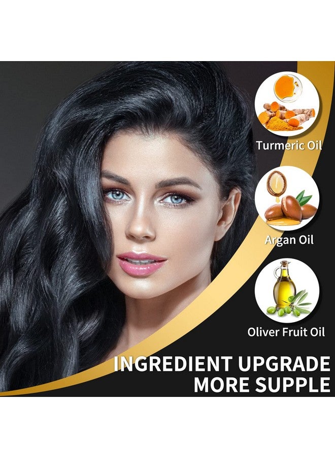 COSMTEK Black Hair Dye Shampoo Permanent For Men&Womenhair Color Shampoo For Gray Hair Coverage And Beard3In1 Shampoo For Color Treated Hairlasts 30 Days500Mlammoniafreenatural Herbal - Image 3