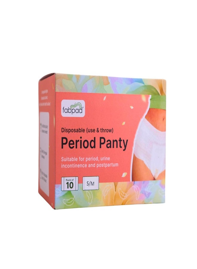 Fabpad Ultra Absorbent Disposable Use & Throw overnight Period Panties - Pack of 10 (XXL/XXXL) - Image 1