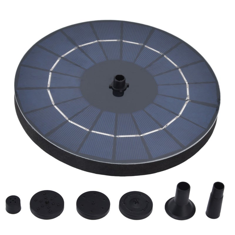 9V 3.5W Solar Floating Fountain Garden Bird Bath Fountain Pump Solar Powered Fountain for Outdoor - Image 1