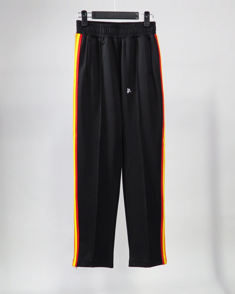 Angel Rainbow Side Weaving Strip Classic Retro Loose Solid Color Sportswear Fashionable School Uniform Top Jacket Suit Pants - Image 1