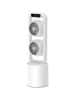 Generic Dual-Layer 3D Air Loop Cooling Rechargeable Pedestal Tower Fan ...