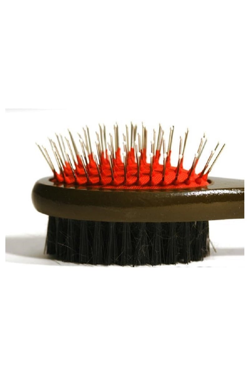 فرشاة شعر بوجهين – تصفيف وفك تشابك وتنعيم في أداة واحدة - Image 1