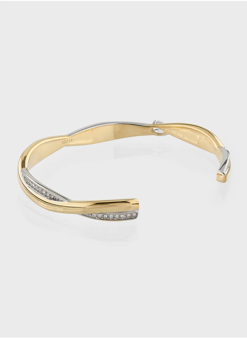 جس Jubb05069Jwygrhs Twist C Bangle