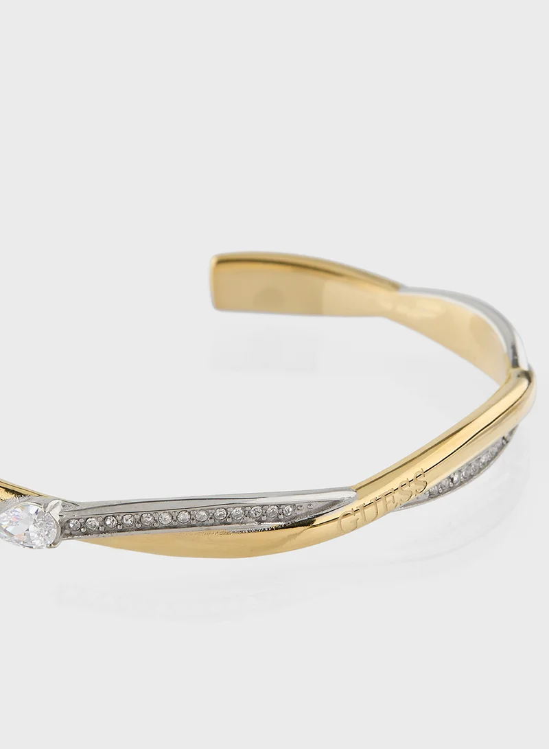 GUESS Jubb05069Jwygrhs Twist C Bangle