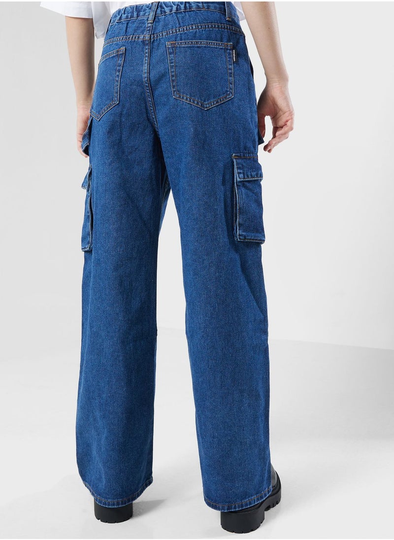Mini Cream - Logo Jeans - Image 1
