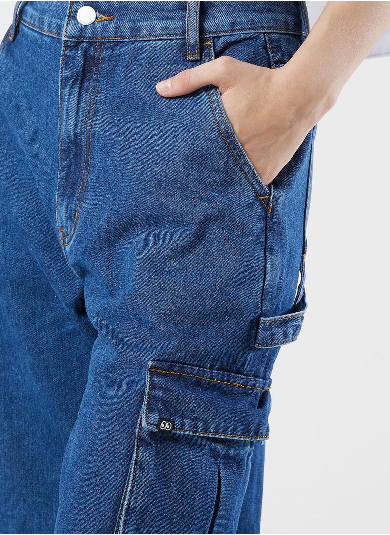 Mini Cream - Logo Jeans - Image 1