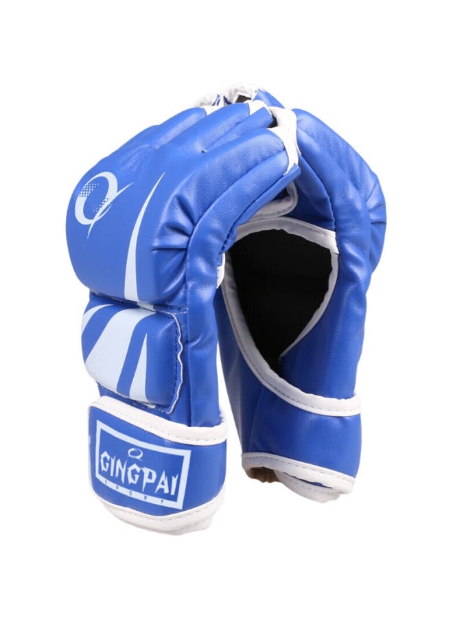 Competing pie Jingpai Boxing Gloves, Adult And Children'S Sanda Gloves, Women'S Fighting Gloves, Half-Finger Gloves For Punching Bags, Training Taekwondo Gloves - Image 3