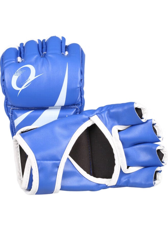 Competing pie Jingpai Boxing Gloves, Adult And Children'S Sanda Gloves, Women'S Fighting Gloves, Half-Finger Gloves For Punching Bags, Training Taekwondo Gloves - Image 2