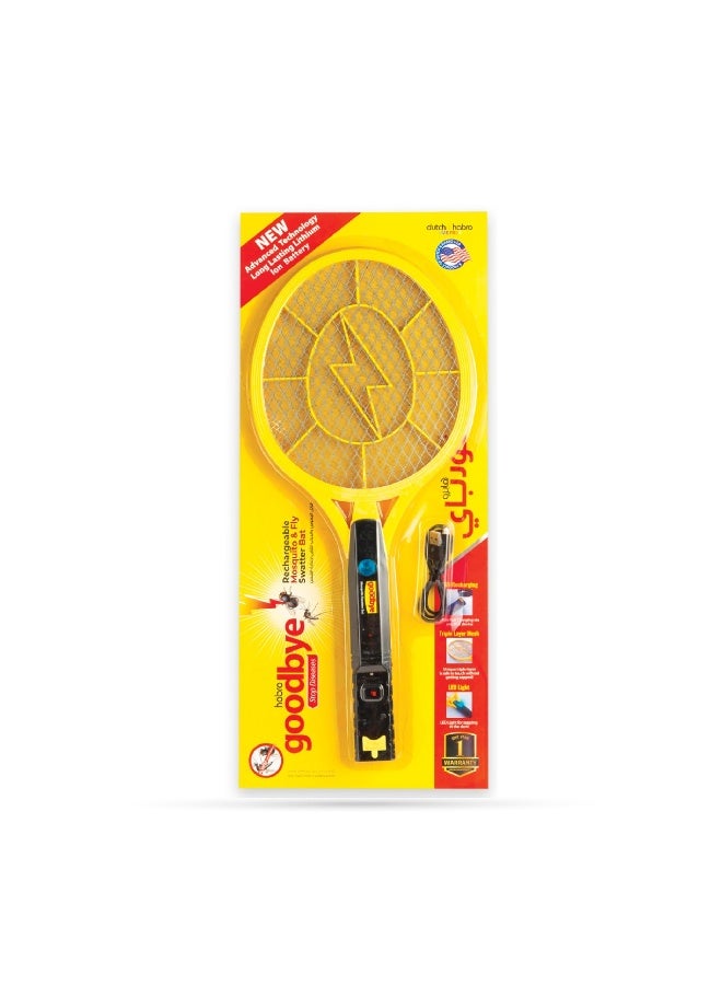 Dutch & Habro Goodbye Rechargeable Fly Swatter Bat - Image 1