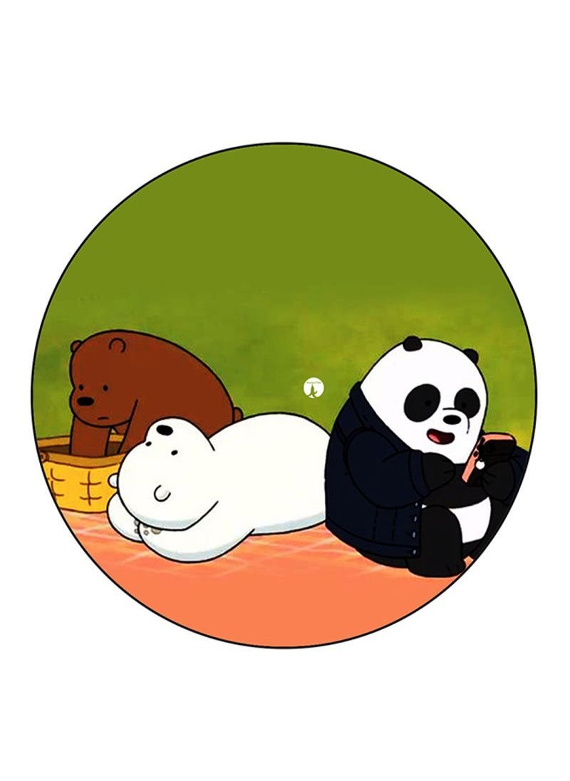 RKN We Bare Bears Printed Mouse Pad Multicolour 