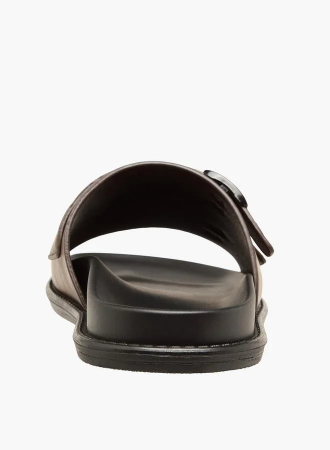 DUCHINI BROWN Men Buckle Accent Comfort Sandals for Men | Best Price UAE
