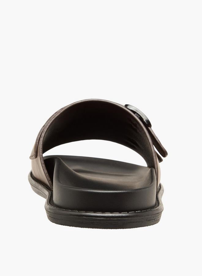 DUCHINI Men Buckle Accent Comfort Sandals - Image 5