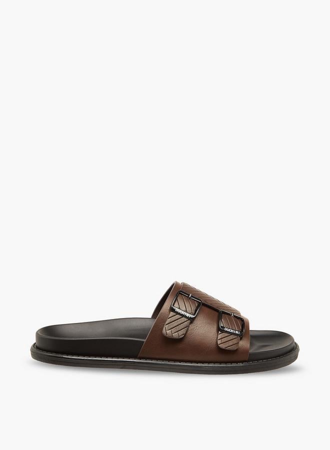 DUCHINI Men Buckle Accent Comfort Sandals - Image 3