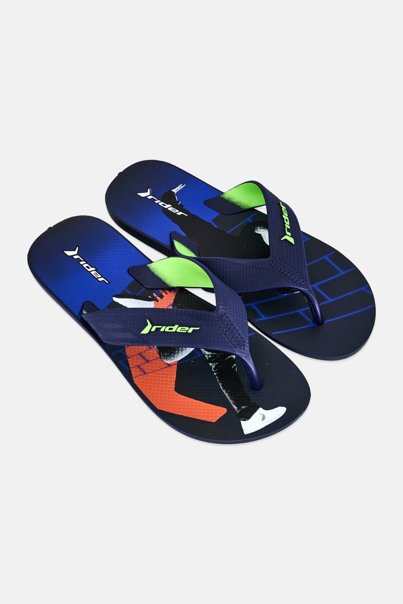 RIDER Men Way Logo Thong Slip On Slippers, Multicolor - Image 2