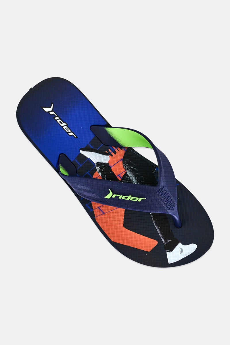 RIDER Men Way Logo Thong Slip On Slippers, Multicolor - Image 4