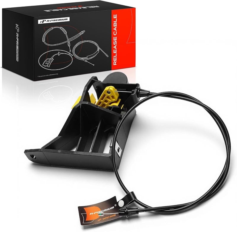 A-Premium 38 inch Front Hood Latch Release Cable with Handle - Image 1