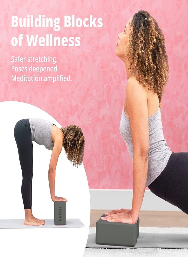 WERFIT Foam Yoga Blocks/Bricks - Lightweight and Durable Support for Yoga, Pilates, and Exercise - Set of 2 - Non-Slip Surface - Improve Flexibility and Balance - Image 5