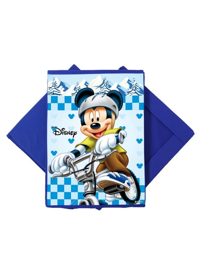 كوبير إندستريز سلة غسيل قابلة للطي بطبعة ميكي ديزني من كوبر إندستريز | سلة تخزين الملابس بمقبض وغطاء، 60 لترًا (أزرق) - Image 4