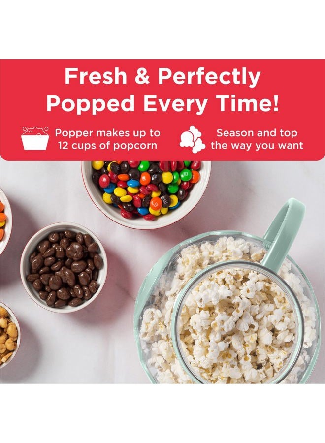 Ecolution Patented Micro-Pop Microwave Popcorn Popper with Temperature Safe Glass, 3-in-1 Lid Measures Kernels and Melts Butter, Made Without BPA, Dishwasher Safe, 3-Quart, Aqua - Image 4