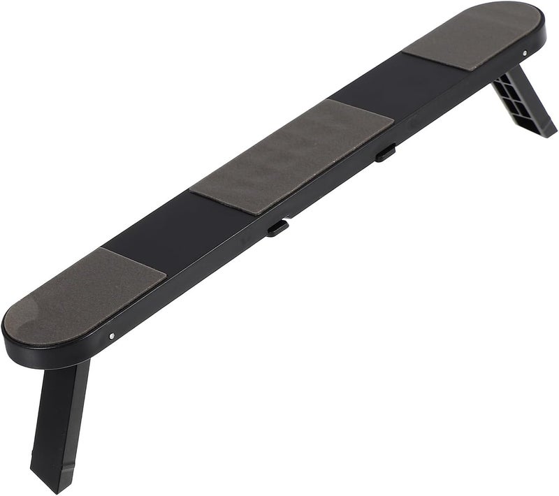 Foldable Laptop Stand Portable Notebook Holder Adjustable Laptop Riser for Desk Home Office Black - Image 1