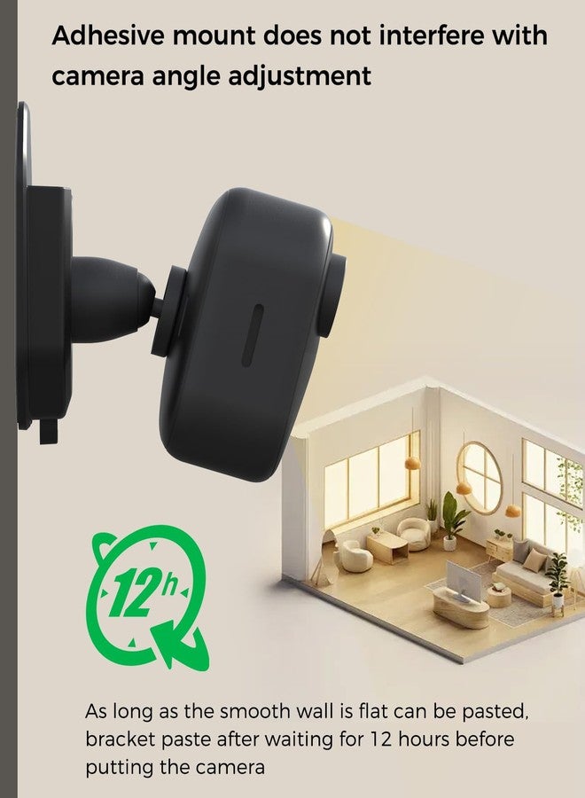 مجموعة من 3 حوامل تثبيت جدارية لكاميرات Blink Mini / Mini 2 / Blink Outdoor 4 / Blink Indoor، بدون حفر أو براغي، لاصقة HBV - Image 4