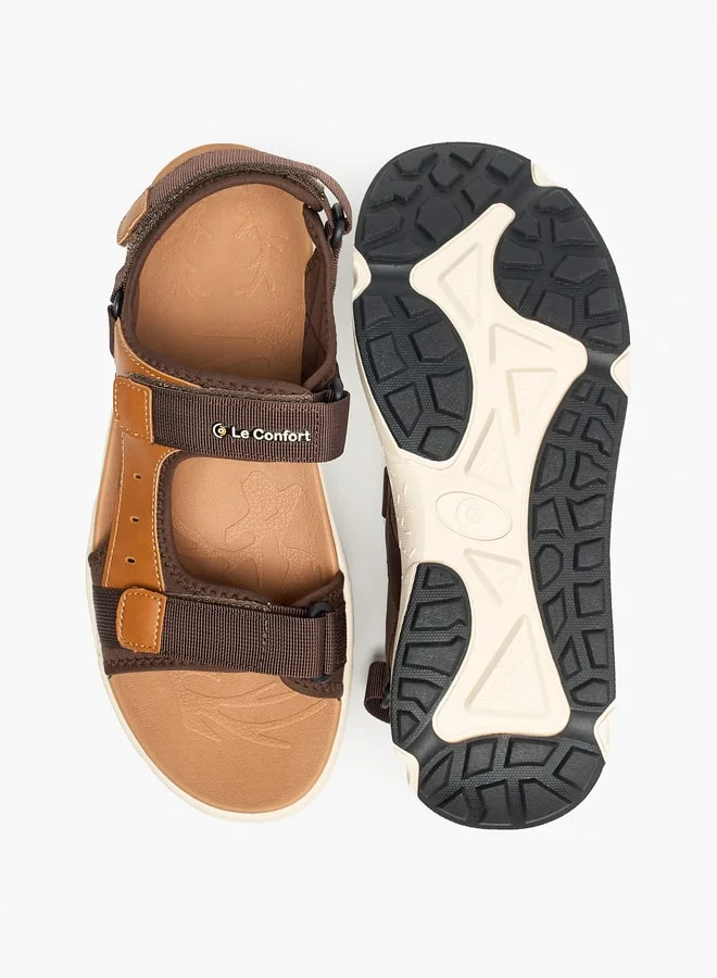 Le Confort Textured Floaters with Hook and Loop Closure