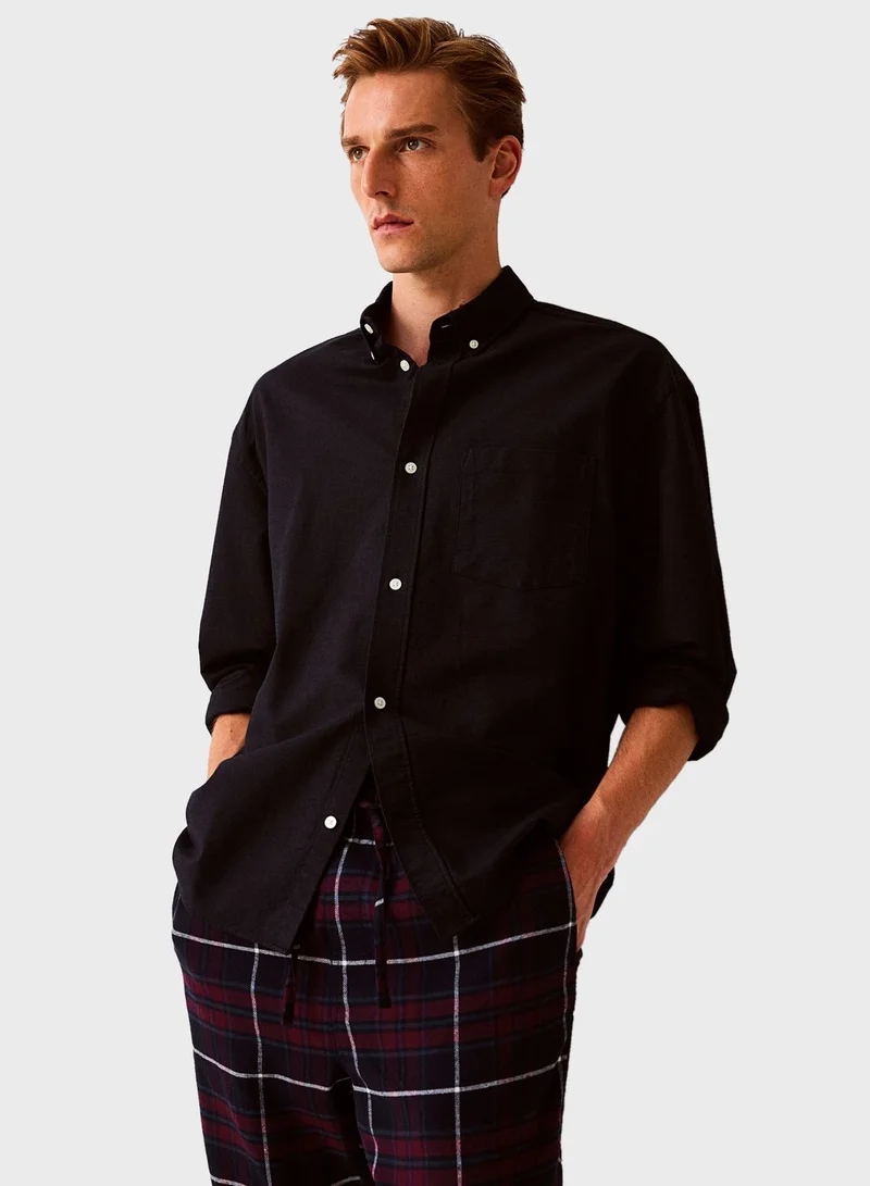 H&M Checked Regular Fit Pyjama