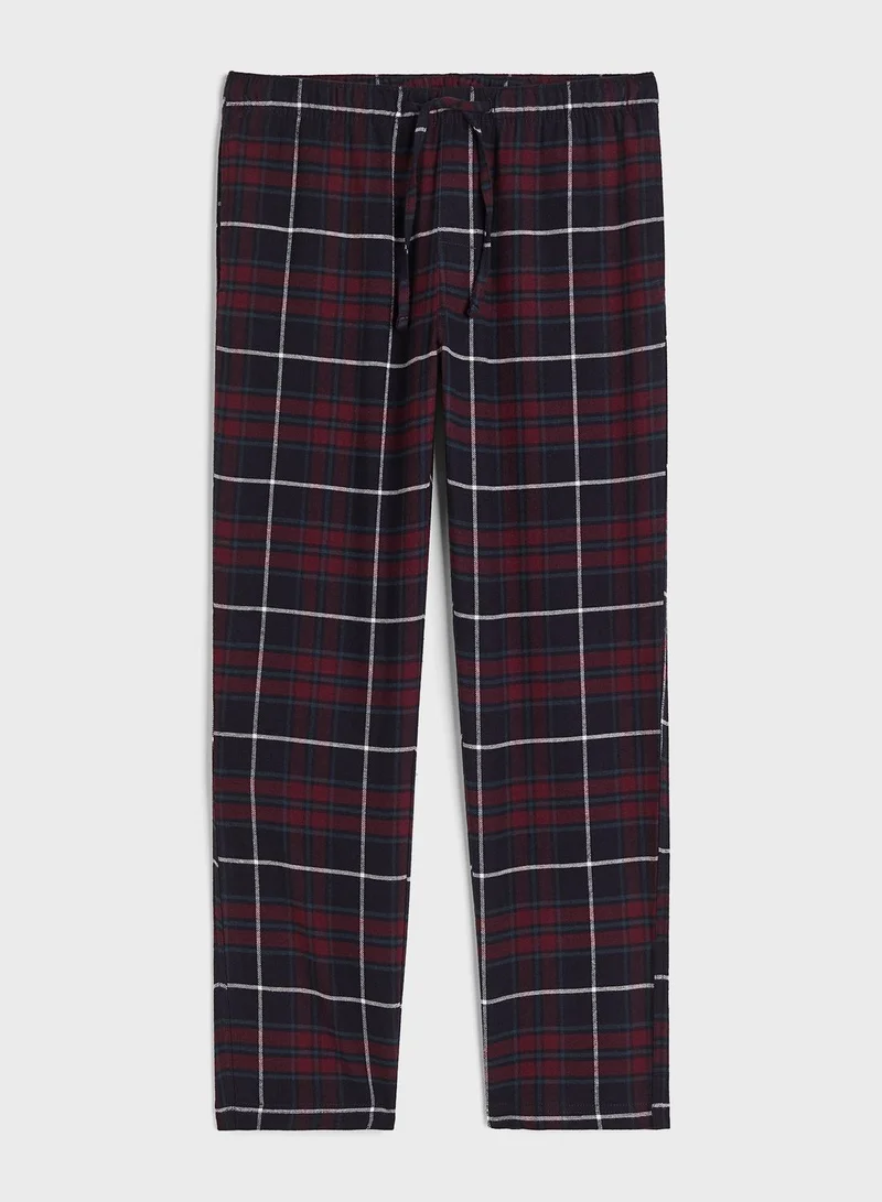 H&M Checked Regular Fit Pyjama