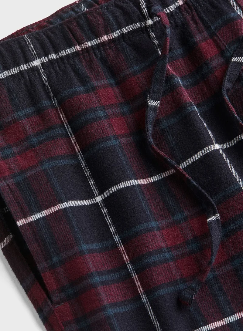 H&M Checked Regular Fit Pyjama