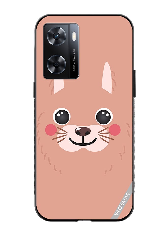 VR CREATIVE Protective Case Cover For Oppo A57/A77s Lama Cartoon Face Design Multicolour  - Image 1