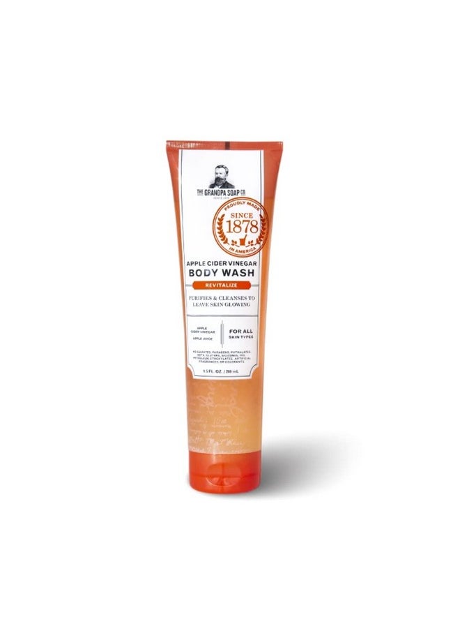 GRANDPA'S The Grandpa Soap Co. Since 1878 Apple Cider Vinegar Body Wash Fl. Company 9.5 Fl Oz  - Image 2