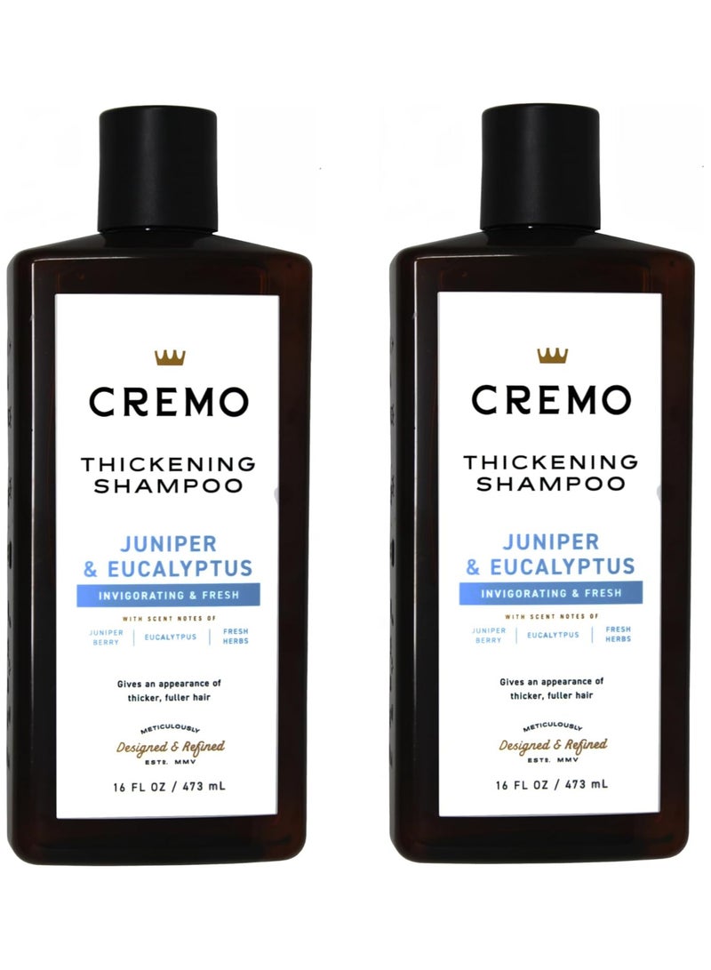 كريمو تركيبة تكثيف الشعر من خشب العرعر والأوكالبتوس من باربر غريد، عبوة من قطعتين، 16 أونصة سائلة - Image 1