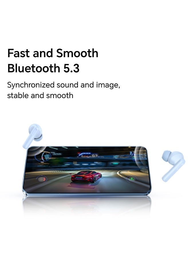 Honor Choice Choice Earbuds X7i Active Noise Cancelling, 40 Hour Long Battery Life, TWS Earphones, White - Image 2