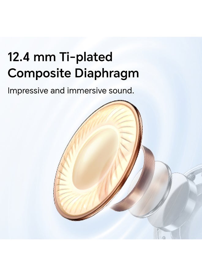 Honor Choice Choice Earbuds X7i Active Noise Cancelling, 40 Hour Long Battery Life, TWS Earphones, White - Image 5