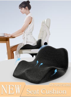 Lumbar Support Seat Cushion Memory Foam Pillow Set Ergonomic Sitting Pad Non-Slip Coccyx Orthopedic Lower Back Pillow with Washable Breathable Cover for Tailbone Pain Sciatica Relief Office Desk Chair - pzsku/Z75F78A81AA8A8C4A1E92Z/45/_/1719636410/a3ee9013-266f-437f-8f1a-1de1f34b1a86