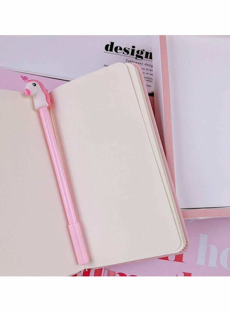 Unicorn Notebook 2 in 1 Stationery Set with Pen, Stationery Diary Handbook Notebooks Pocket Notepad, for All Ages Study School Kids Stationary Gifts Tools - Image 4