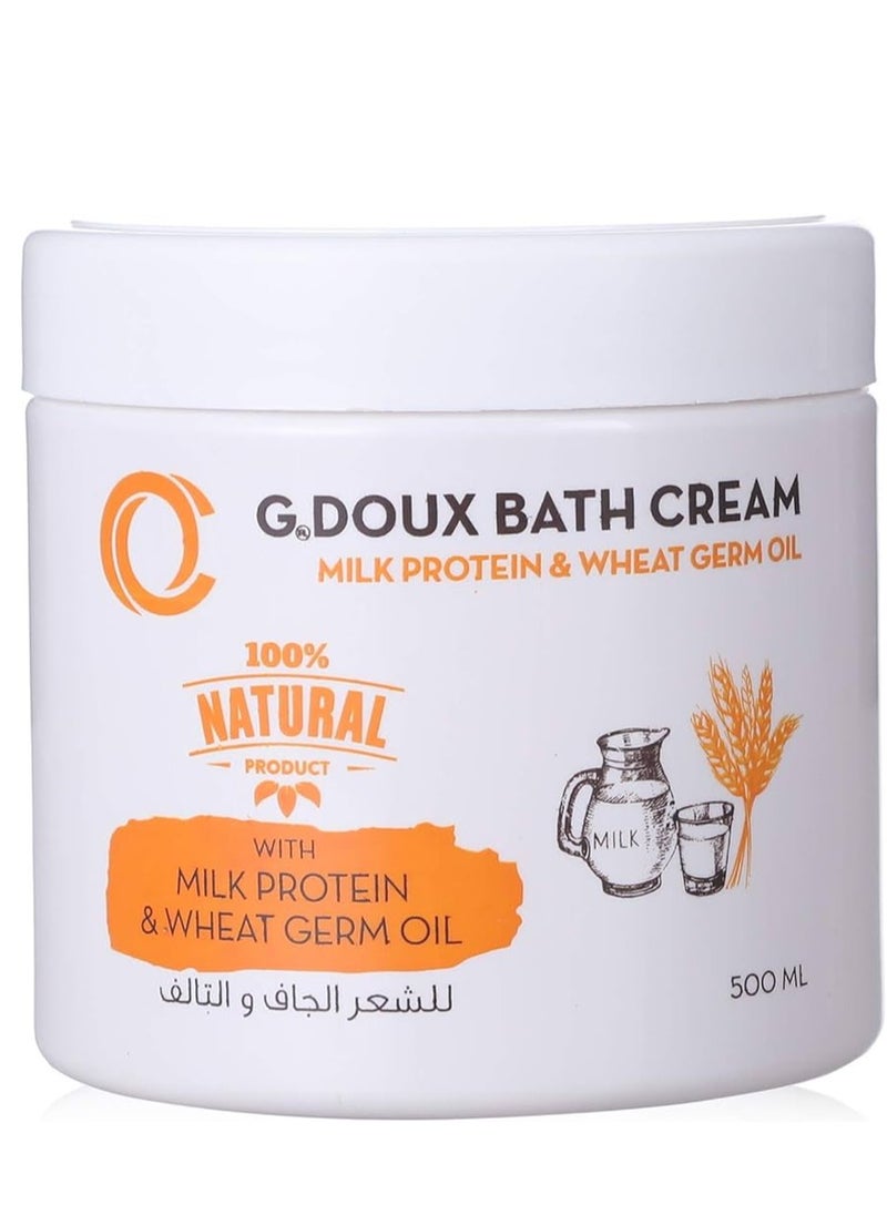 G.DOUX Bath Cream With Milk Protein & Wheat Germ Oil 500ml 