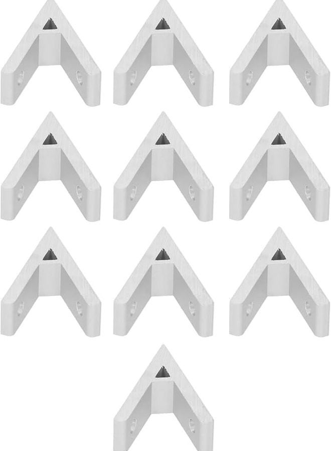 2020 زاوية 45 درجة موصل ركن الألومنيوم 10 قطع أجهزة توصيل سريعة من السبائك المتينة - Image 2