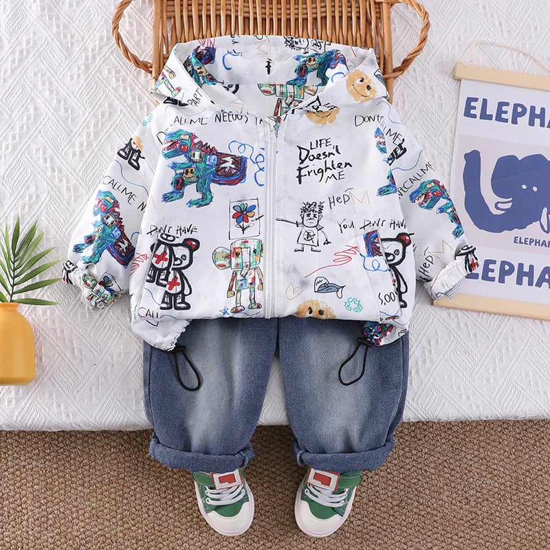 2 Pcs 2-5years Boys Pants Suit