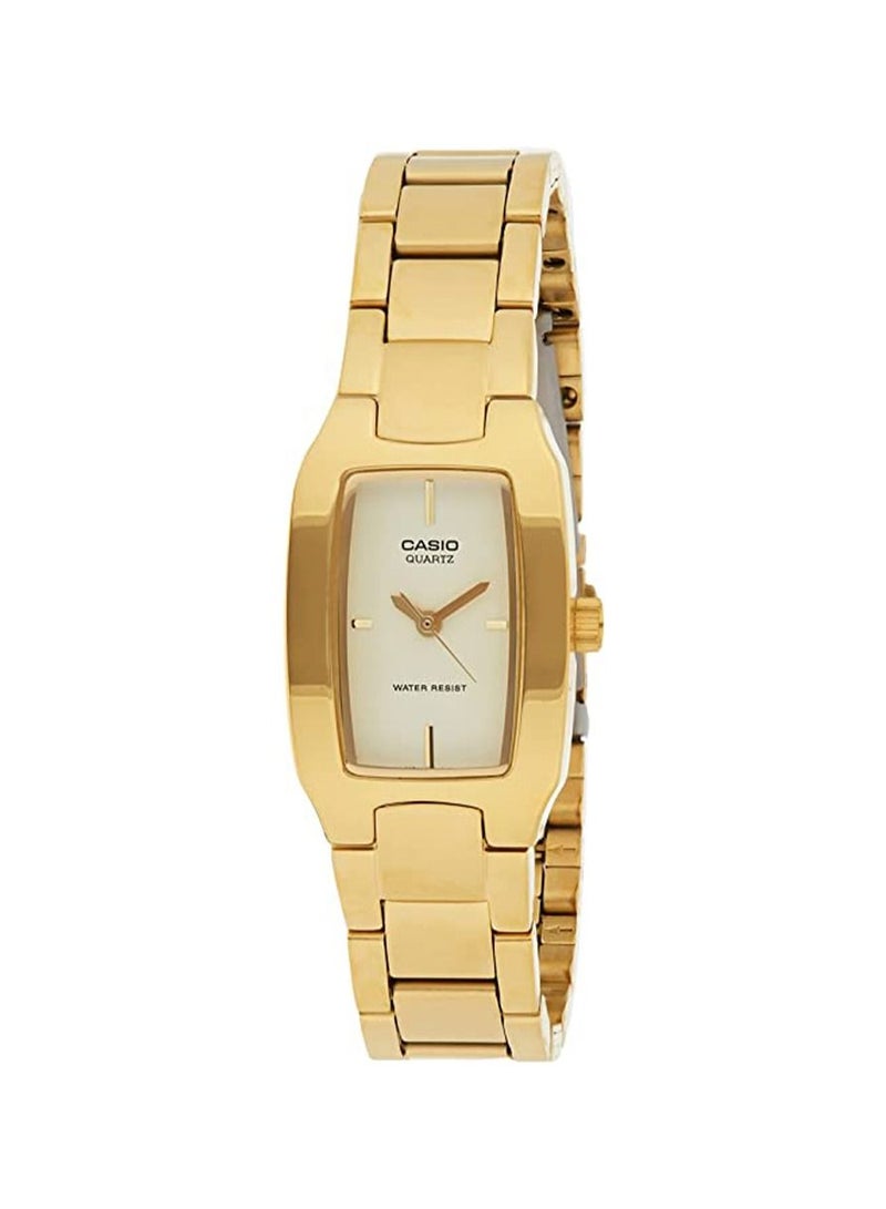 CASIO Women's Water Resistant Analog Watch LTP-1165N-9CRDF - 21 mm - Gold - Image 1