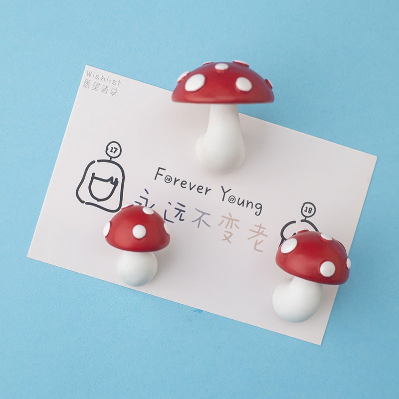 Red Mushroom Fridge Magnet - Image 2