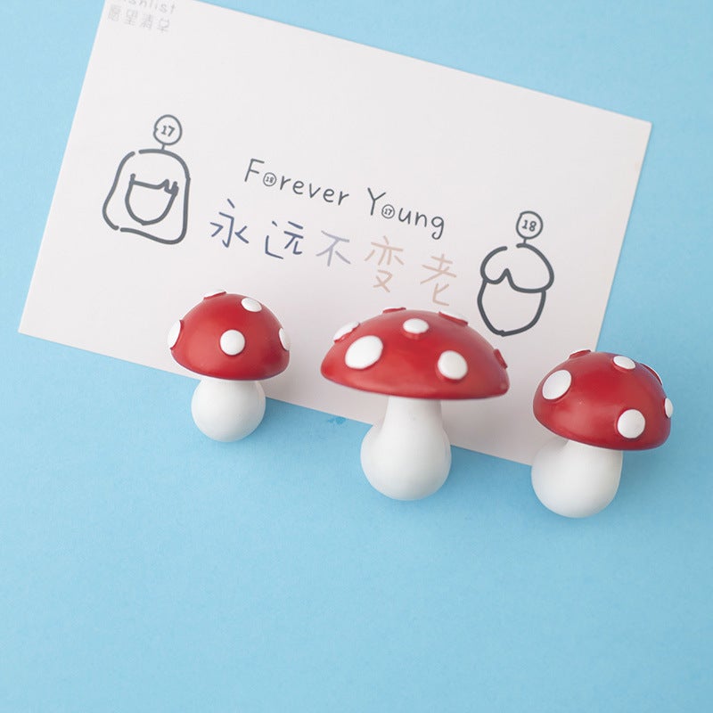Red Mushroom Fridge Magnet - Image 3
