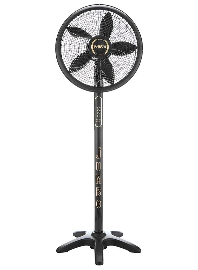 بريفيكس مروحة عمودية من بريفكس 21 بوصة جامبو SFJ 210، اسود 1000 واط - Image 4