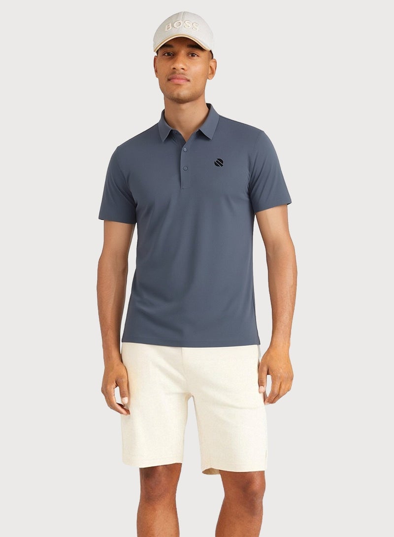 QUASER Polo-Shirt for Men,Regular Fit Quick-Dry Men's T-Shirts Moisture Wicking Comfortable Golf Tops,Tees - Image 2