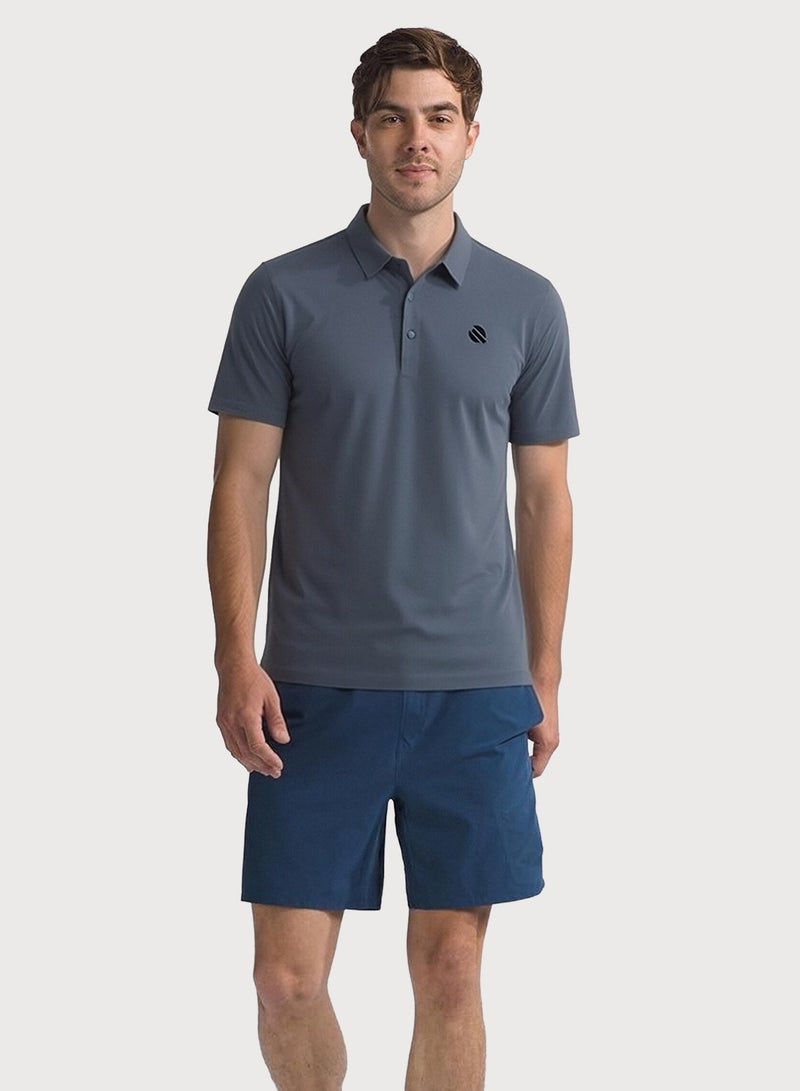 QUASER Polo-Shirt for Men,Regular Fit Quick-Dry Men's T-Shirts Moisture Wicking Comfortable Golf Tops,Tees - Image 1
